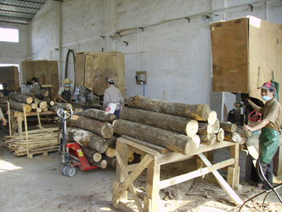 木板厂原木开料